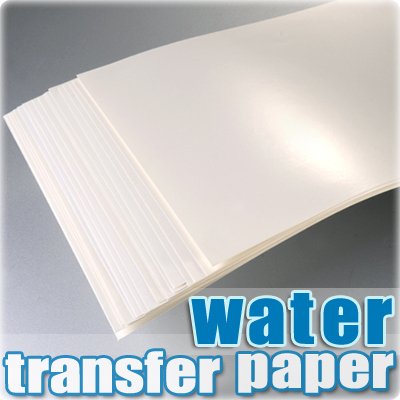TPH A4 Inkjet Water Slide Decal Paper Craft Transfer x 20pcs Transparent