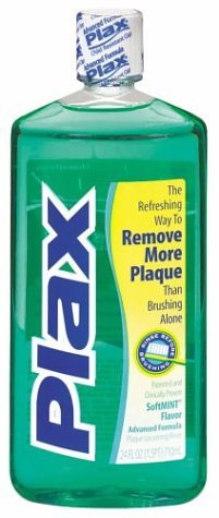 Plax Advanced Formula Plaque Loosening Rinse, Soft Mint, 24 Fluid Ounce (Pack of 4)
