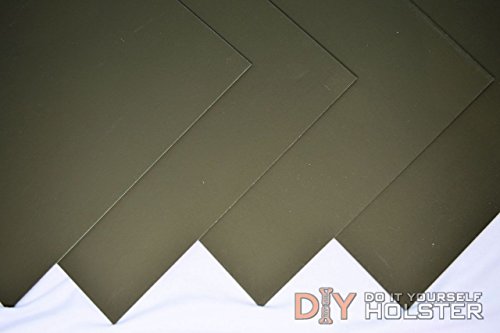 Kydex T, P1 Haircell Finish, 8 x 12 x .080, Olive Drab, 2 Sheets