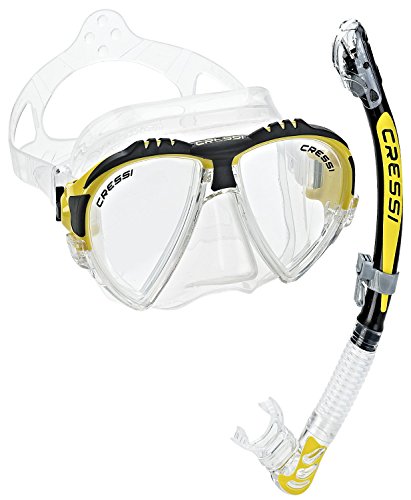Cressi Matrix Mask & Alpha Dry Snorkel Set