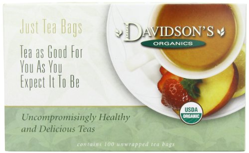Davidson's Tea Organic Tea Bags, South African Rooibos, 100 Count