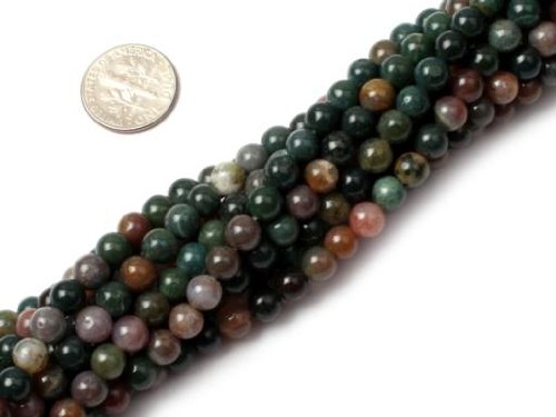 4mm 6mm 10mm 12mm Round Indian Agate Beads Strand 15 agate bead Inch Jewelry Making Beads