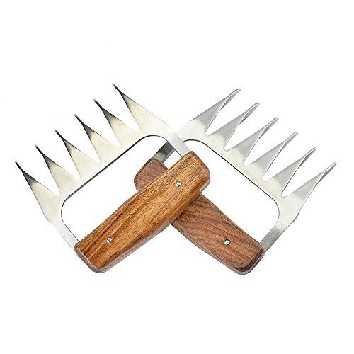 Meat Claws / Deallink Shredder Carving Forks with Stainless Steel Paws / Eco-Friendly, Skid and Heat Resistant / For Chicken Cooking, BBQ and Pulled Pork