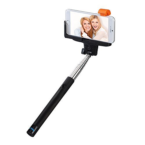 VicTsing Selfie Stick Self-portrait Monopod with Bluetooth Remote Shutter and Adjustable Phone Holder for iPhone 6s, iPhone 6 Plus, Samsung, Android Smartphones