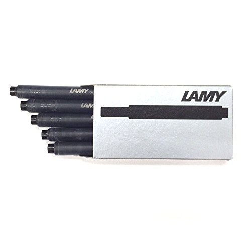 Lamy T-10 Black Ink Cartridges Pkg 5