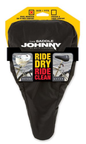White Lightning Saddle Johnny Bike Seat Protector, Small/Medium
