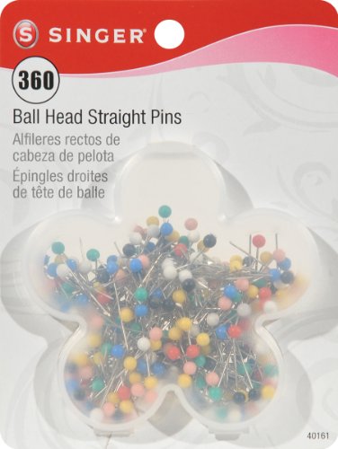 Singer Color Ball Head Pins in Flower Box, 360-Count