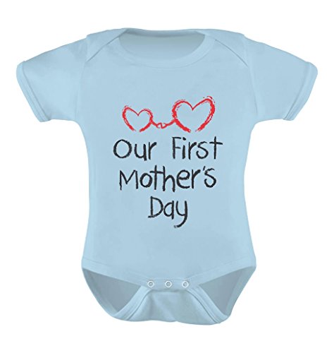 TeeStars - Our First Mother's Day - Mommy and Me Cute Bodysuit Baby Onesie