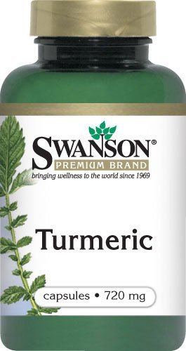 Swanson Turmeric Whole Root Powder, 720 mg, 100 Caps (3 Pack)