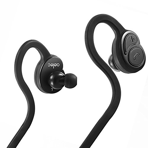 AELEC Flexbuds Bluetooth Earbuds,Stereo Wireless Sport Headphones,Over-Ear Noise Cancelling Earphones and Lightweight Sweatproof Headsets with Mic for Running,Workout