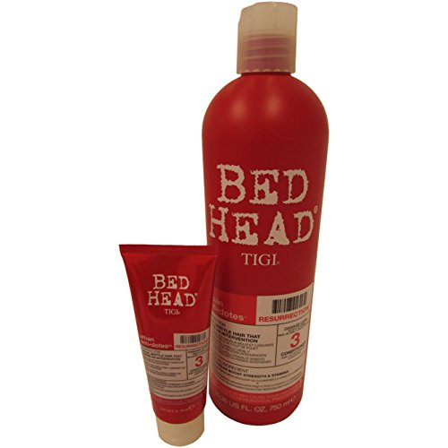 Tigi Bed Head Urban Anti+dotes Resurrection Shampoo Damage Level 3, 25.36 Ounce, and 2.54 Oz, Travel Size included