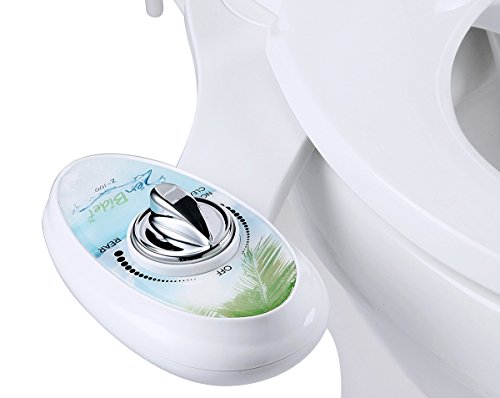LIMITED TIME DEEP DISCOUNT Zen Bidet Z-100 Fresh Water Self Cleaning Nozzle Bidet Toilet Seat Attachment with Ceramic Valves