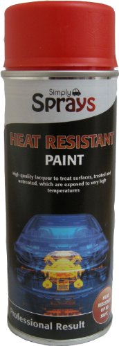 Simply SP-012 Car Heat Resistant Paint - Red