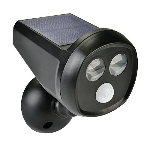Solar Motion Sensor Light,Bright Outdoor 2 LEDs Solar Light, Arespark Waterproof Wireless Security Wall Light / Bright Light control Light With Auto On/Off