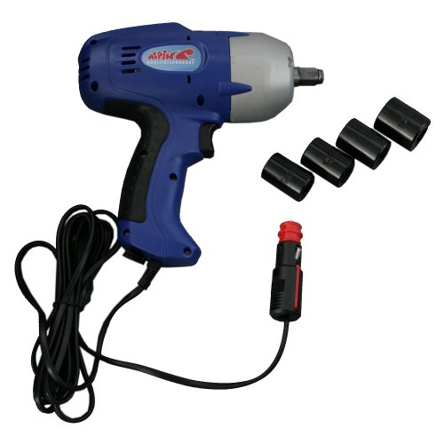 Alpin 72534 Impact Wrench with Digital Torque Setting 12 V Includes 17 / 19 / 21 / 23 mm Inserts in Practical Case