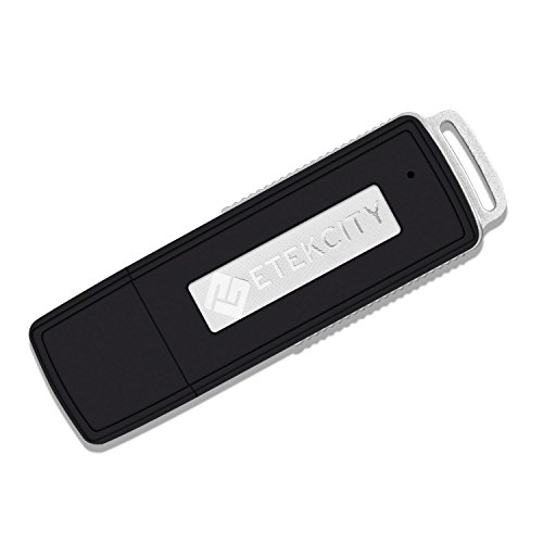 Etekcity Portable Digital Voice Recorder 8GB USB Flash Drive
