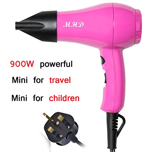 Travel Hair Dryer 2 Speed/Heat Cool Button Light