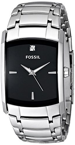 Fossil Men's FS4156 Stainless Steel Bracelet Black Analog Dial Watch