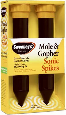 Woodstream S9012 Mole & Gopher Sonic Spikes, 2-Pk.