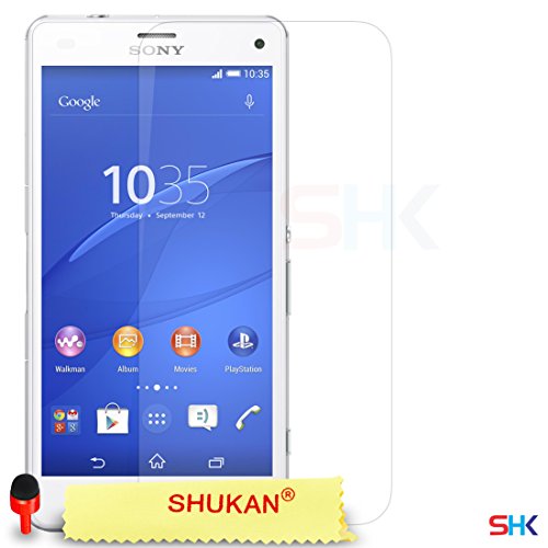 Sony Xperia Z3 Compact PACK Of 1 Screen Protector & Polishing Cloth SVL6 BY SHUKAN®, (PACK 1)