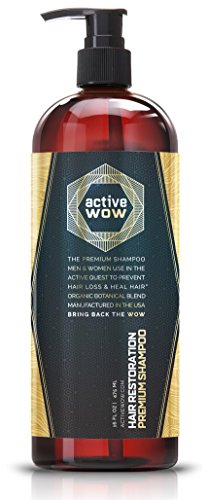 Active Wow Argan Oil & Organic Botanicals Anti Hair-Loss Shampoo - 16 Fluid Oz