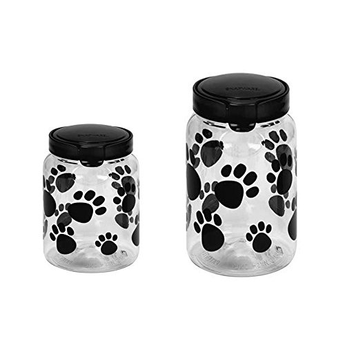 Snapware Airtight Food Storage 17.2-cup and 9.8-cup Pet Treat Canister Combo
