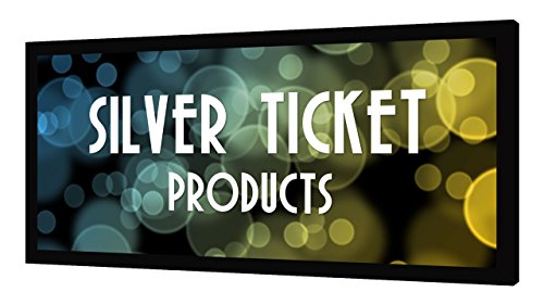 STR-235115-WAB Silver Ticket 2.35:1 4K Ultra HD Ready Cinema Format (6 Piece Fixed Frame) Projector Screen (2.35:1, 115, Woven Acoustic Material)
