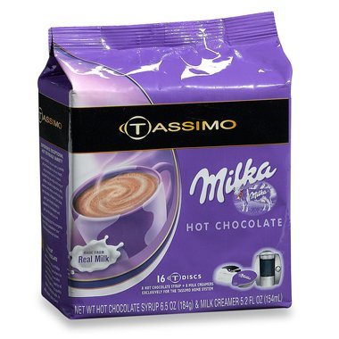 Tassimo Milka Hot Chocolate T-discs for TassimoTM Hot Beverage System Pack of 32 T Discs