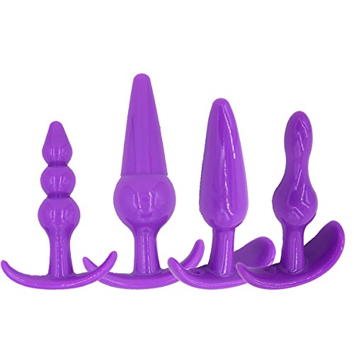 4pcs/set Soft Silicone Anal Butt Plugs Anal Sex Toys for Men and Women