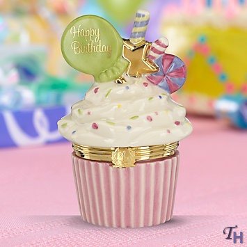 Birthday Cupcake Treasure Box by Lenox
