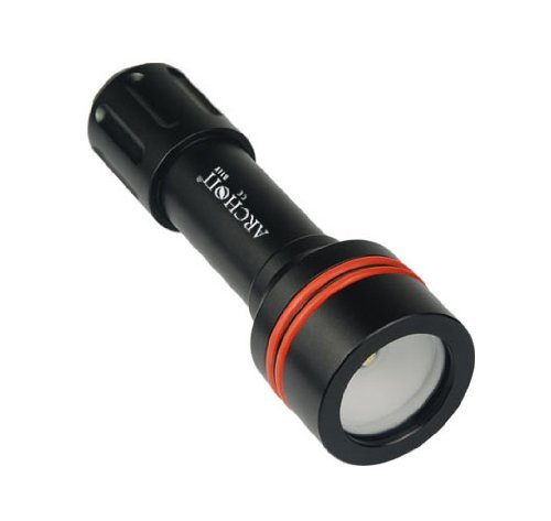 Archon D11V Diving Light Cree XM-L Lamp Outdoor Super-bright LED Flashlight 860 Lumens Flashlight 2 X Cr123 Or 1 X 18650 Li-ion Battery Waterproof Travel Flashlight(batteries are not included)