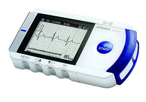 Omron HCG-801 Heartscan Portable ECG Heart Monitor Full Kit With Software