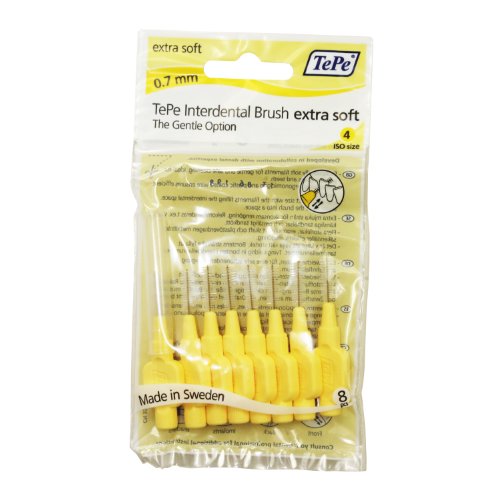Tepe Interdental Brush Soft Yellow 8 Pack [Personal Care]