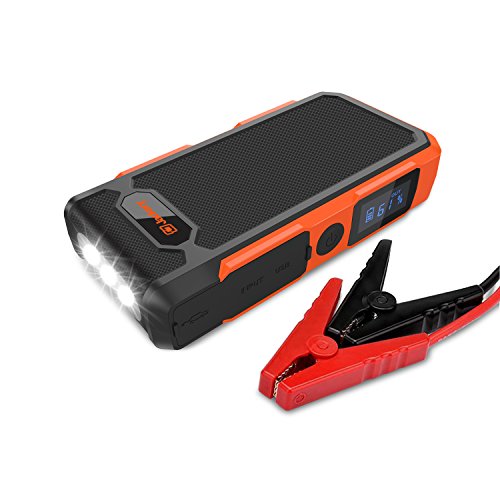 Jump Starter, Jackery Spark 800A Peak Current 18000mAh Emergency Car Starters, Built-In LED Flash Light & Powerful Portable Charger, Power Bank