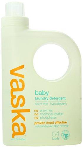vaska Baby Laundry Detergent, 48 Fluid Ounce