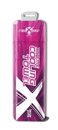 Real X - Xtreme Cooling Towel, Large, Pink