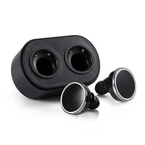 Elftear Q800 Bluetooth Earphones True Wireless Stereo Earbuds Mini In-Ear Headsets Left Right Channel Double Track Headphones for iPhone 7/ 7 plus and Android