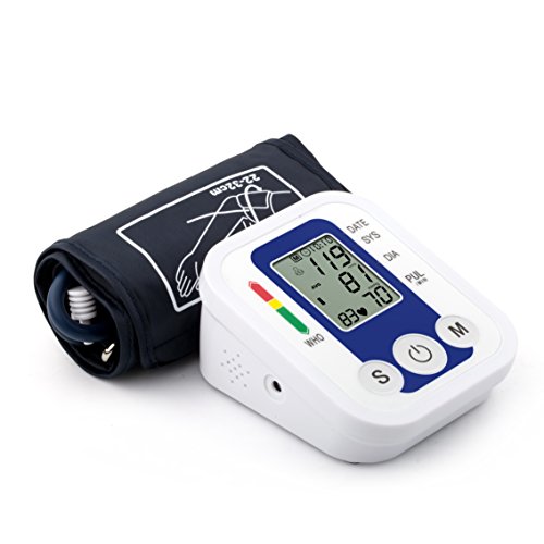 Blood Pressure Monitors, Warmhoming Wireless Upper Arm Blood Pressure Monitor with Cuff that fits Standard and Large Arms