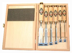 Two Cherries Special 6 Pc Boxed Chisel Set