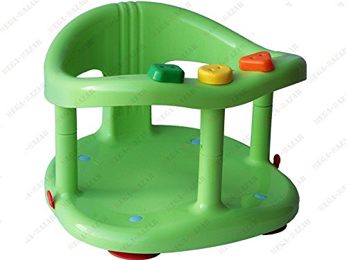 Babycare Bath Tub Support Ring, Green Anti Slip Baby Seat