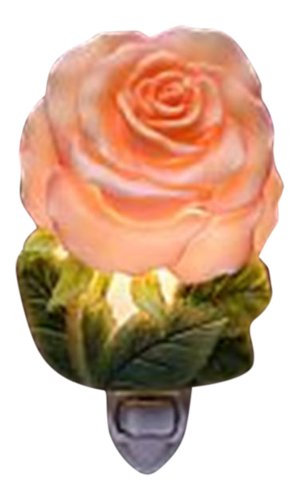Ibis & Orchid Apricot Rose Night Light #50061