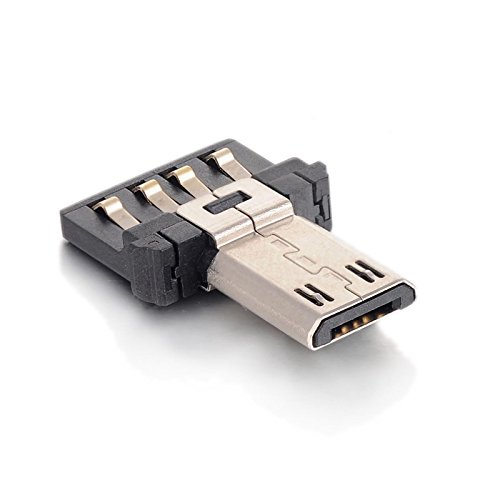 meZmory USB OTG (On the Go) Adapter. A-Female to Micro B-Male Connector Plug. Transforms Memory USB Stick into Micro USB for Smartphone and Tablet