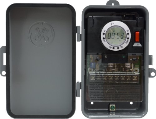 GE 15136 7-Day, 7-On/Off Per Day Outdoor Metal Box Timer