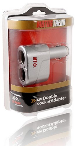 Motor Trend 12v Double Socket Adapter