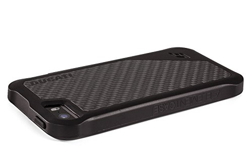 iPhone 5/5s Ducati Case, ION 5 Carbon Fiber & TPU Rugged outside for Heavy Duty Protection, Slim Fit for the Apple iPhone 5/5S