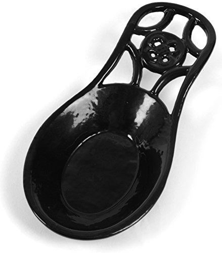 Anchor Hocking Black Cast Iron Spoon Rest