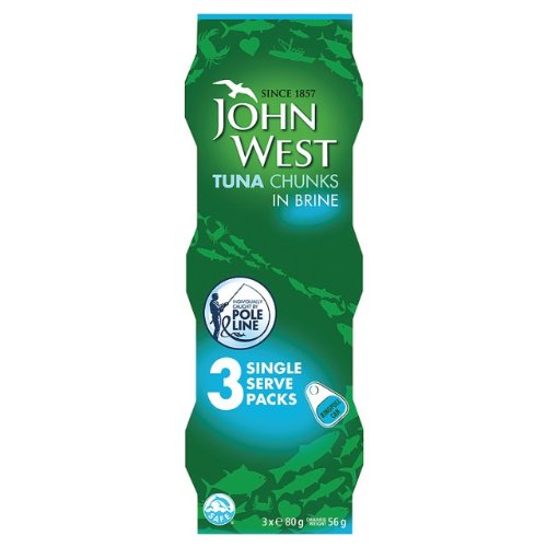 John West Tuna Chunks in Brine 9 x 80g