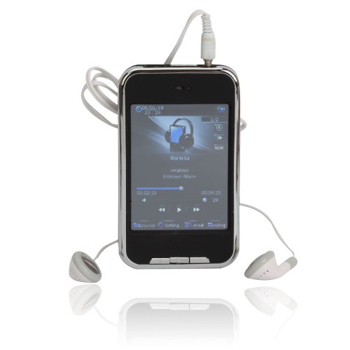8GB USB 2.0 Mp3 Music Player with Fm Radio Function Voice Recorder Blue