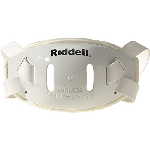 Riddell Hard Cup Chin Strap (White, Medium)