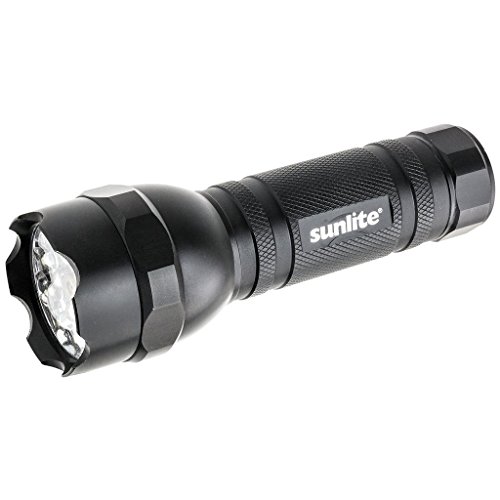 Sunlite 51003-SU AAA Tactical Flash Light with Red Laser, Water Resistant